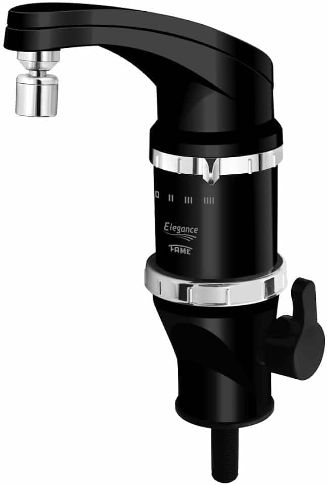 Torneira Elétrica Fame Elegance 4 Temperatura de Bancada - 127V~ - 4.800W - Preta