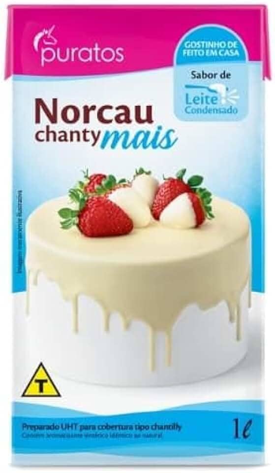 Chantilly Norcau Chanty Mais Leite Condensado 1l Puratos