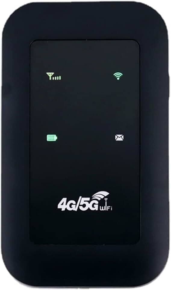 H806 Hotspot WiFi Móvel Portátil Internet Alta 4G LTE Display LED Multifuncional com Cartão SIM Inserido Longa Autonomia Suporta 10 Usuários para Viagens de Carro e Negócios