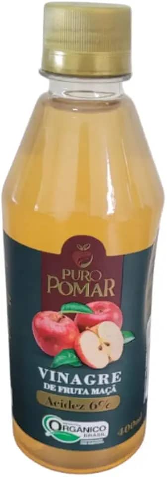 VINAGRE PURO POMAR MAÇÃ 400ML ACIDEZ 6%