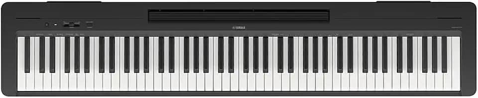 Piano Digital P 143B Preto 88 Teclas Sensitivas Com Fonte e Pedal Yamaha