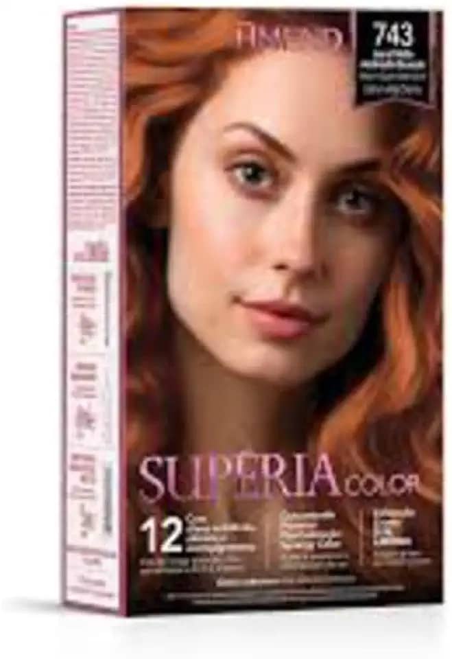 Kit Tonalizante Amend Supéria Color 743 Louro Médio Acobreado