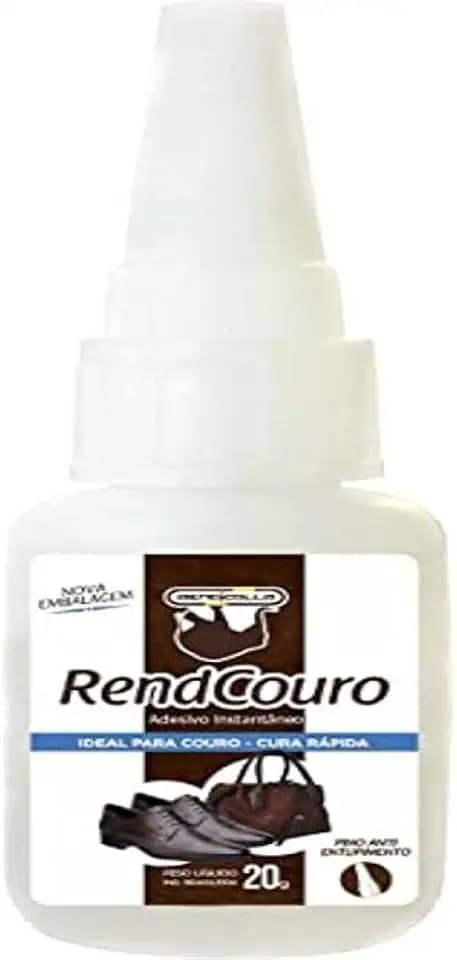 Adesivo Instantâneo, RendCouro, 20 Gramas