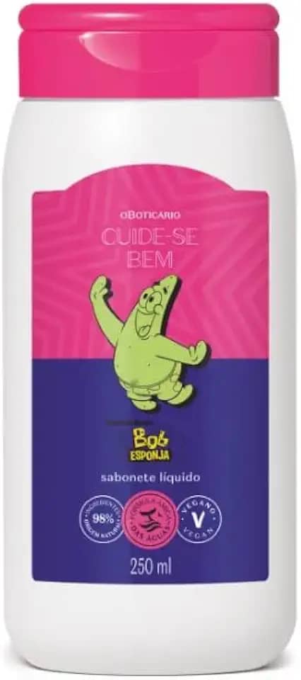 O Boticário, O BOTICARIO CUIDE-SE BEM BOB ESPONJA SAB LIQUIDO CORPO 250ml