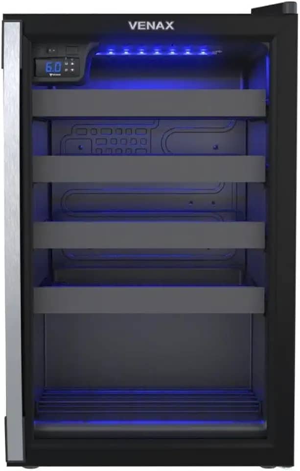 Adega Piubella 100 para 24 Garrafas Preto 220 V