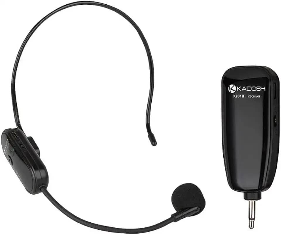 Microfone Kadosh Headset Sem Fio K 201H
