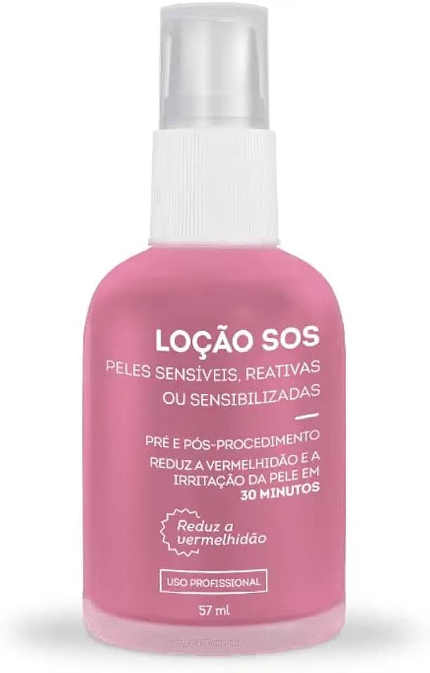 Loção SOS Calmante para Peles Sensíveis Extratos da Terra - Alívio Imediato de Vermelhidão, Queimação e Coceira - Pós-Procedimentos e Rosácea
