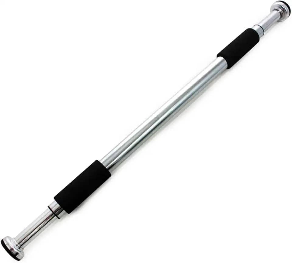 Barra Para Flexão Exercícios Treino Regulável 62 A 100 Cm Fixa