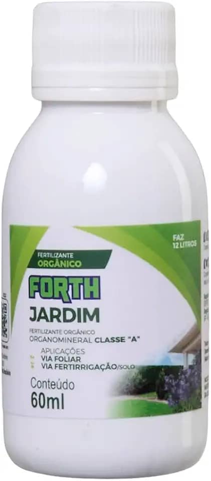Forth Jardim, Fertilizante Concentrado, NPK + 8 Micronutrientes, 60ml
