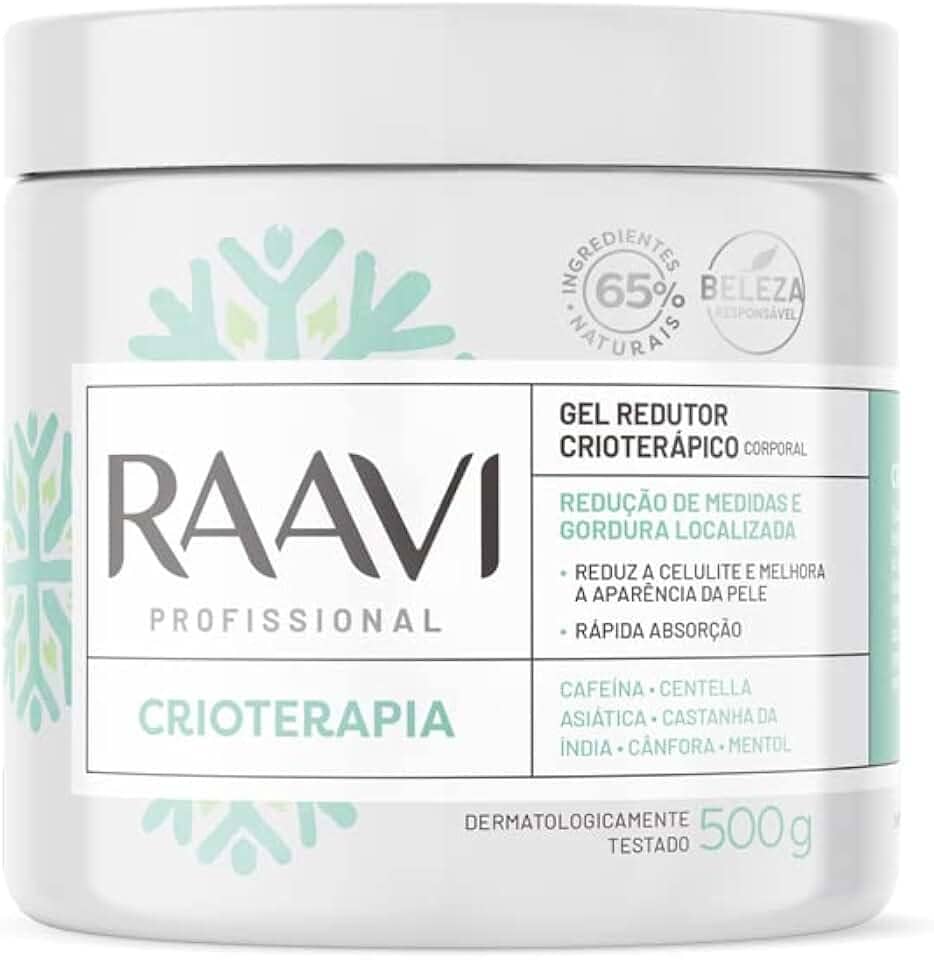 Raavi Gel Redutor Crioterápico 500G
