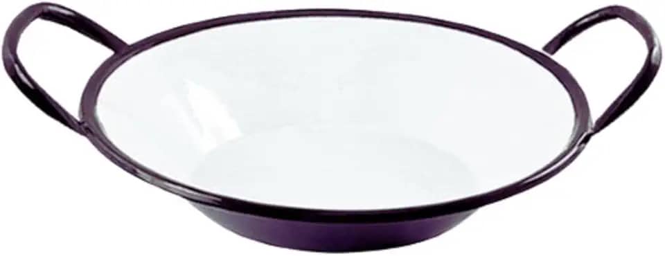 Generic Tacho Esmaltado Nº 12 30 Cm Rústico Cerâmica Metálico Para Pasteis E Frituras