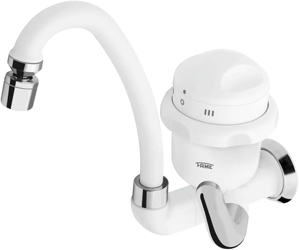 TORNEIRA ELÉTRICA BICA ALTA E MÓVEL PAREDE 127V - 4.800W – FAME