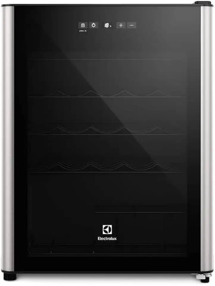 Adega de Vinho Climatizada Electrolux 24 Garrafas Uma Porta com Painel Digital (WSF24)