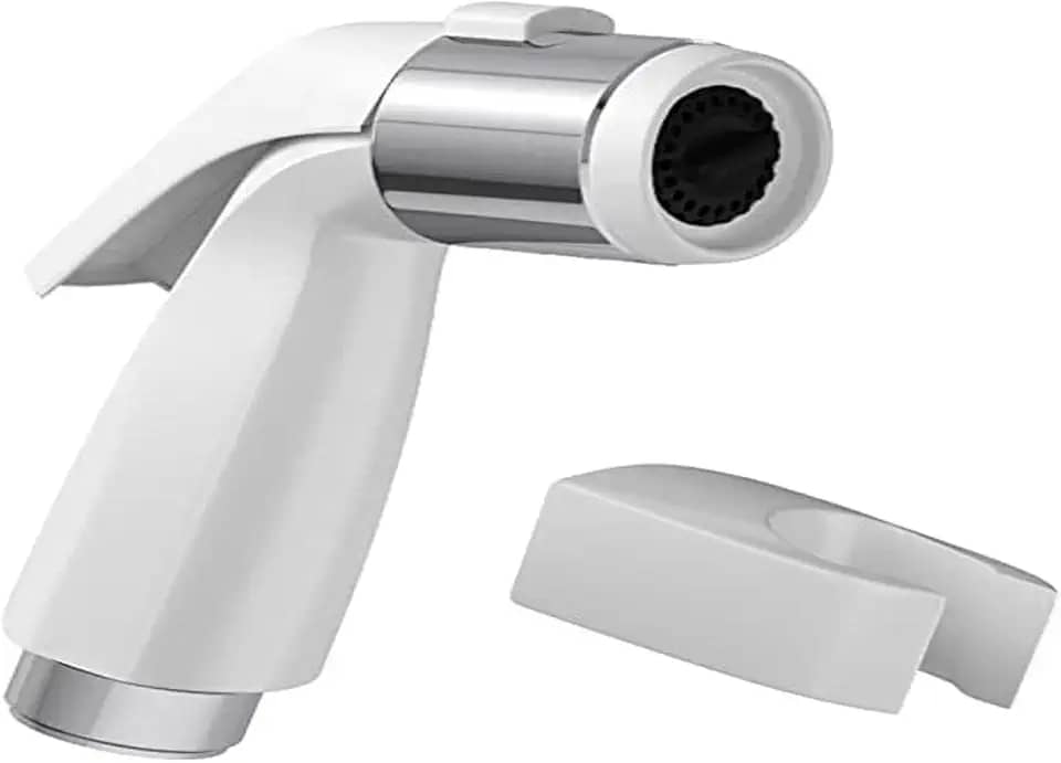 Ducha manual avulsa, Deca, Branco com cromado, 4906.ACT.BR