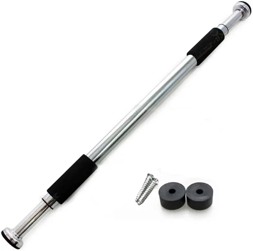 Barra P/ Flexão Exercícios Treino Regulável 62 A 100 Cm Fixa