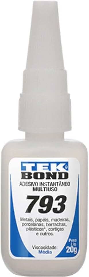 Adesivo Instantâneo 793 20g Blister Incolor