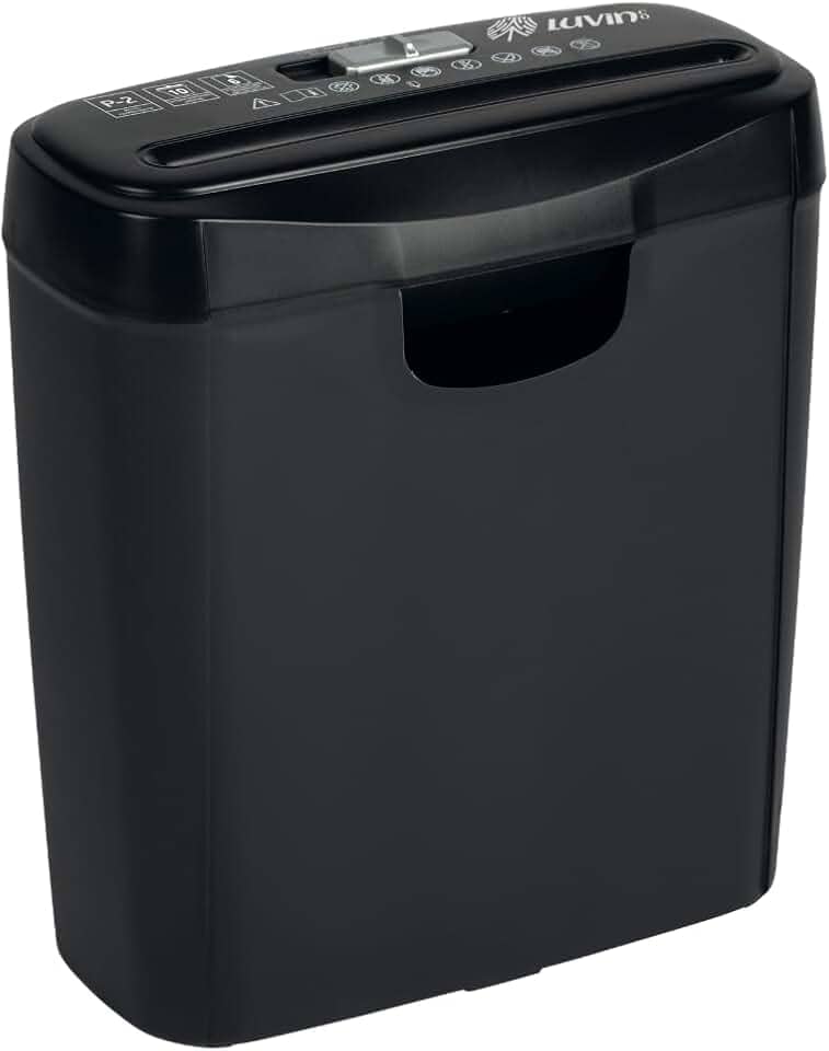 Fragmentadora Papel E Cartão Corta Em Tiras 6 Folhas Luvinco 220 Volts