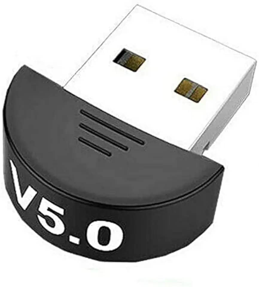 Adaptador Bluetooth Bluetooth 5.0 dongle USB transmissor-receptor para áudio TV PC preto