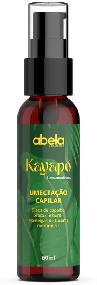 Óleo de Umectação Kayapó 60ml - Revitaliza e nutre os fios profundamente, proporcionando brilho e maciez. Ideal para tratamentos de umectação em cabelos ressecados e sem vida.