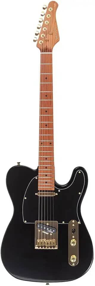 Guitarra Telecaster Benson SS Hardy 904 Black Gold com Bag