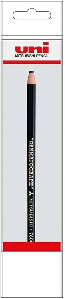 Lapis Dermatográfico 7600, Uni-ball, Preto, Blister com 1 unidade