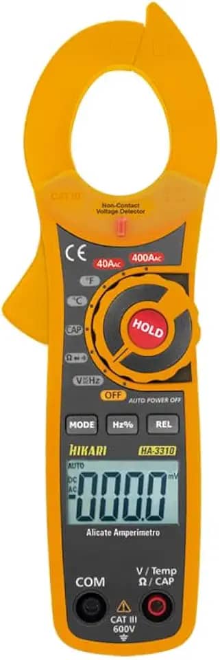 Alicate Amperimetro Digital Auto Range 400A AC Hikari HA-3310