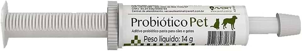 AVERT Probiótico Pet Cães E Gatos 14 g,Multicolor,NULL