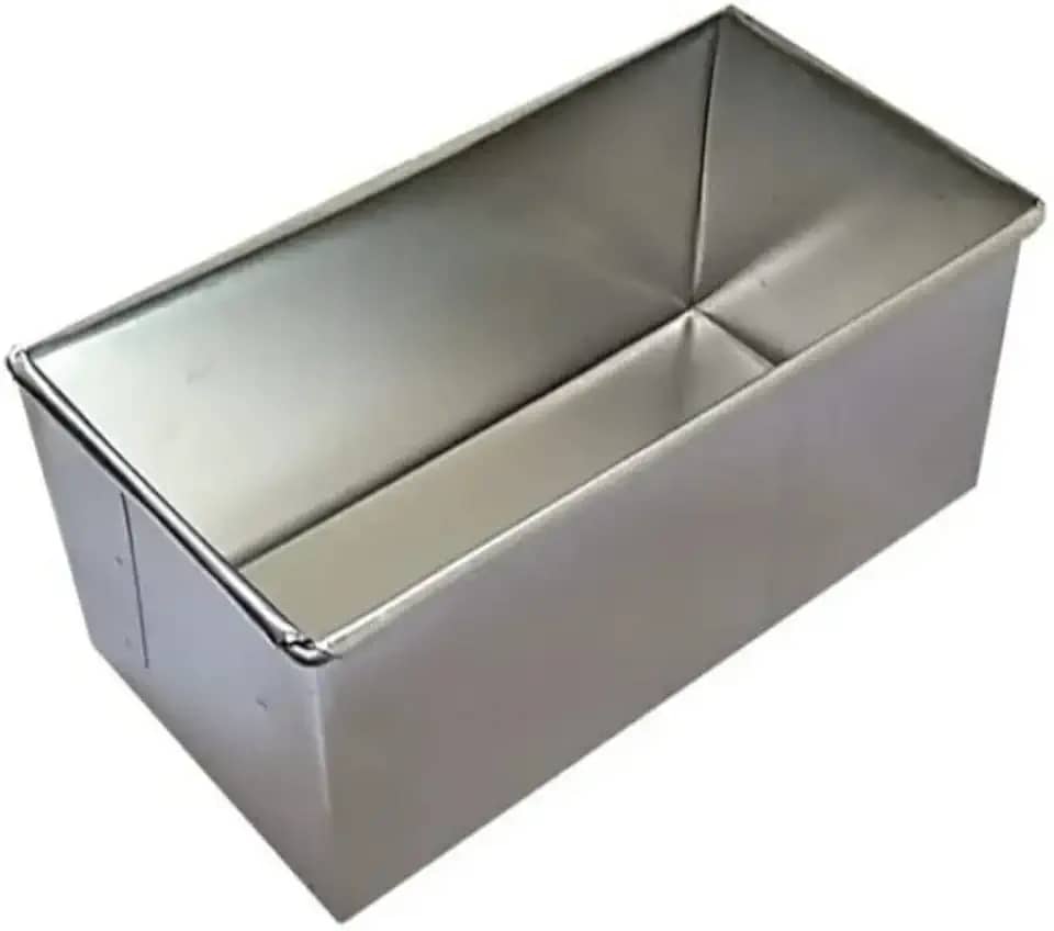 2 Formas P/Pão De Forma Baby Sem Tampa Alumínio 23x10x10cm