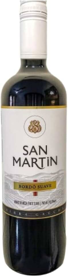 Vinho Tinto Bordo de Mesa Suave Serra Gaucha Aroma Frutas Maduras Tanino Macio e Levemente Adocicado 750 ml