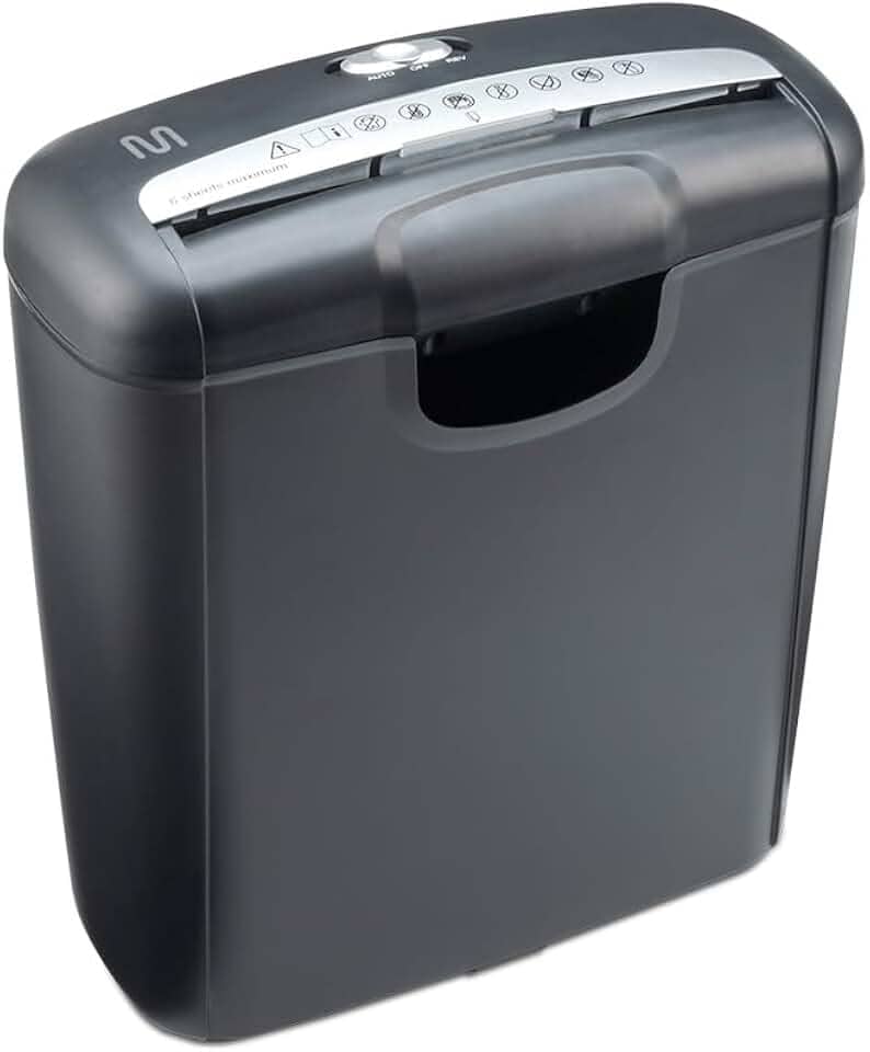 Fragmentadora e Triturador de Papel e Cartão em Tiras 6 Folhas, Cesto de 10L 127V Multi - OF009