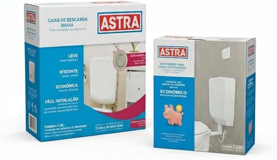 kit Completo Conversor de Válvula + Caixa de Descarga Baixa Duplo Acionamento