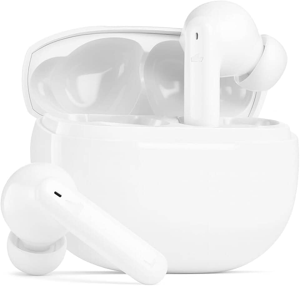 Fone De Ouvido Bluetooth 5.1 Sem Fio Tws Wireless Com Visor Compatível Com Iphone Android Intra-Auricular Microfone Estéreo com Redução de Ruído Linha Super Premium