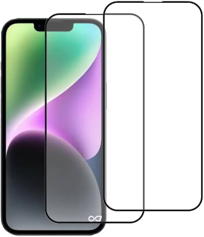 2X Pelicula 3D De vidro Para iPhone 14 (Tela 6.1) Proteção Total - C7 COMPANY