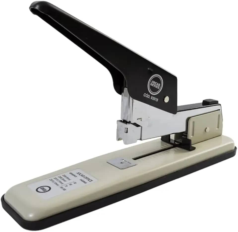 Grampeador Metal Master para 100 Folhas, Leonora, Preto, Pacote de 1