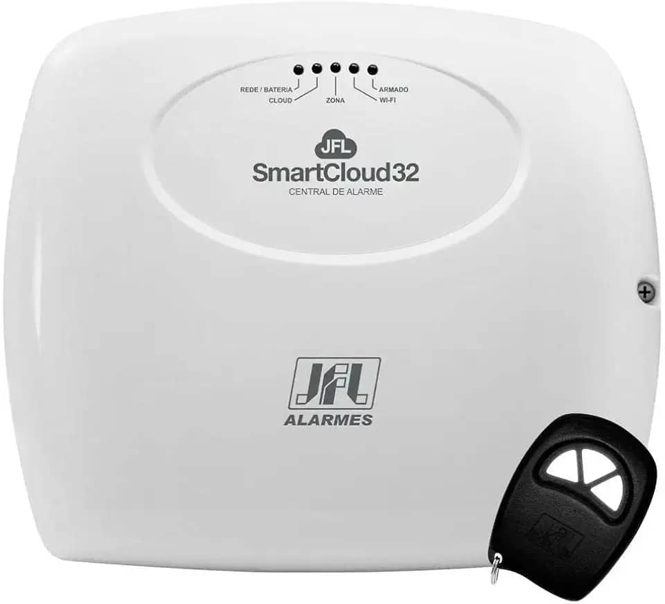 Alarme Smart Cloud 32 Jfl Com Módulo Integrado Wi-fi E Cabo