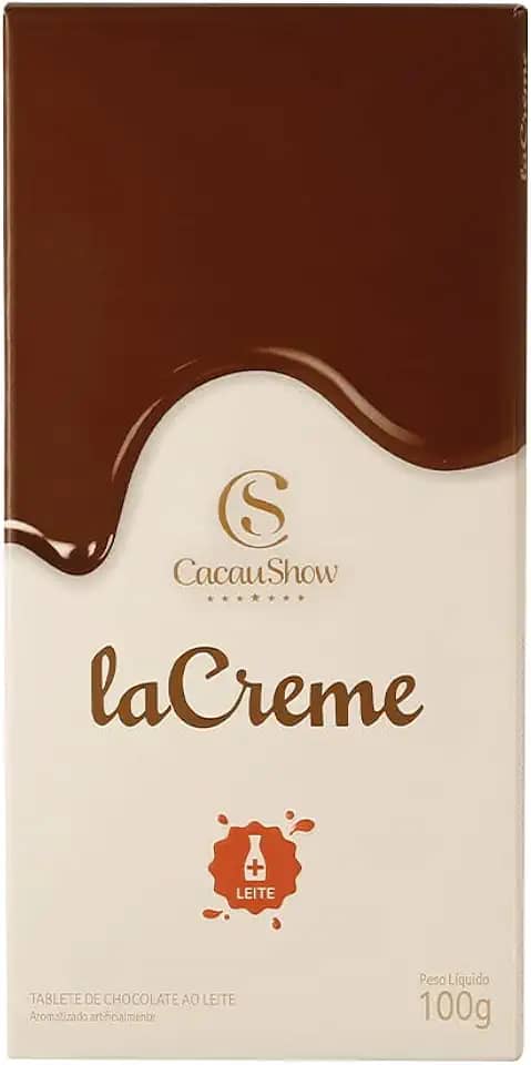 Tablete laCreme ao Leite 100g Cacau Show