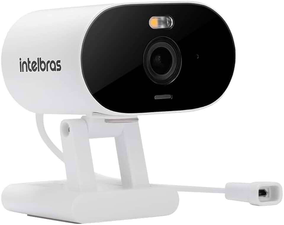Câmera Externa Inteligente Full HD Wi-fi Full Color iME 500 Branco Intelbras