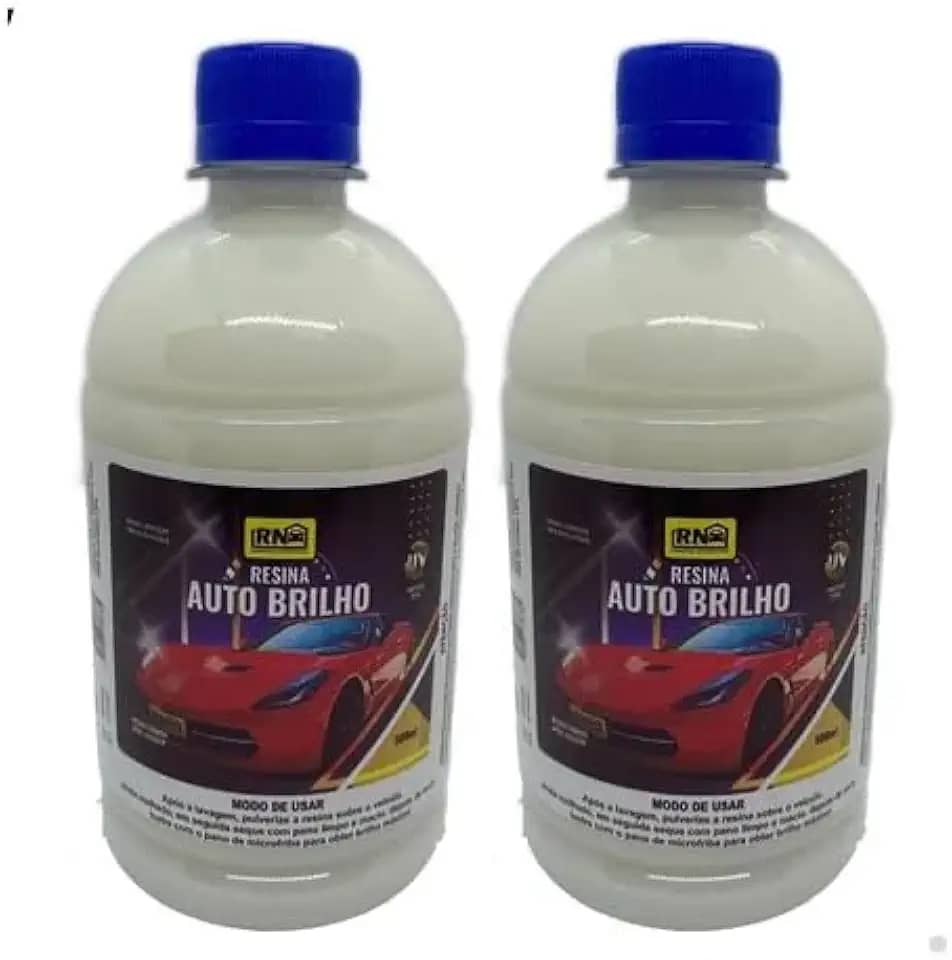 Kit 2 Cera Liquida Carnaúba Automotiva 500ml