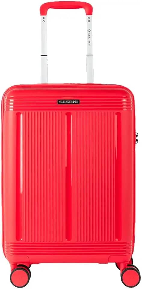 Mala de Viagem Bordo com Rodas 360° PP Pulse - Vermelho