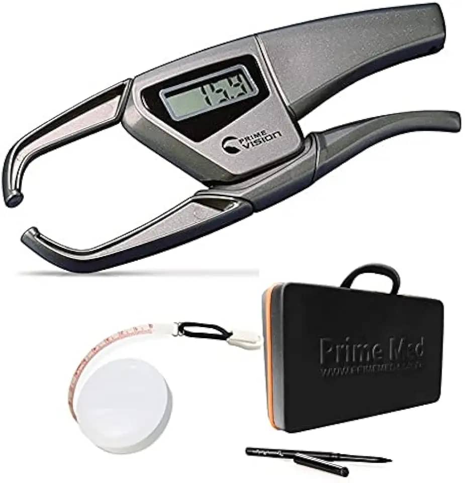 Adipômetro Digital Científico Smart + Trena + Lápis + Disco de IMC