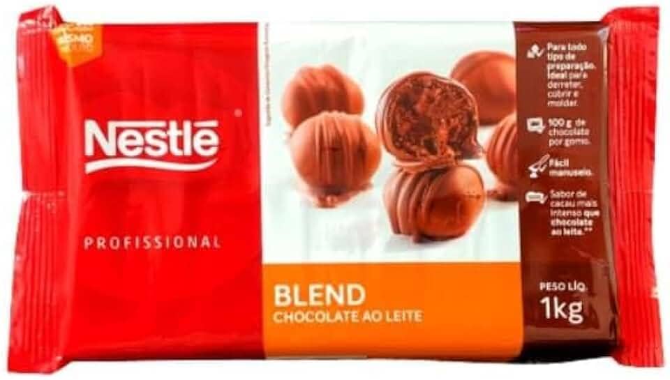 Barra de Chocolate Blend 1kg Nestlé