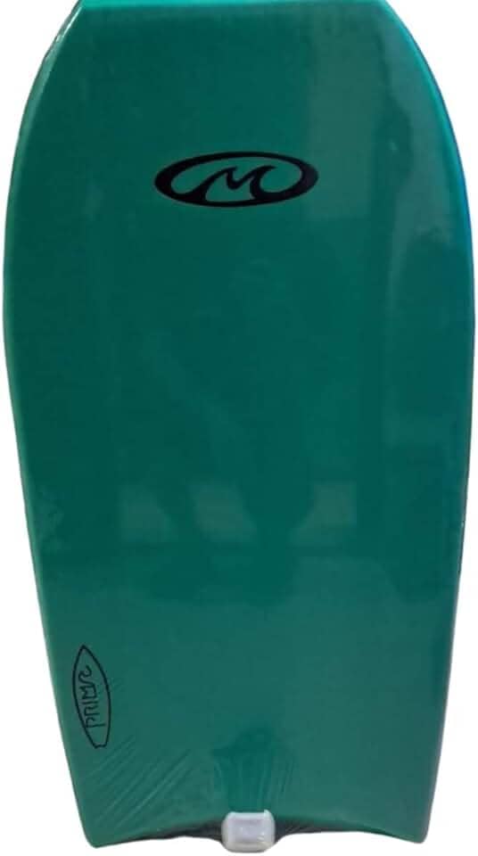 Prancha Bodyboard Prime Maré Prancha Semi Profissional 42,5 Reforçada e Fundo Rigído SlikSkim c/ Copinho (Verde)
