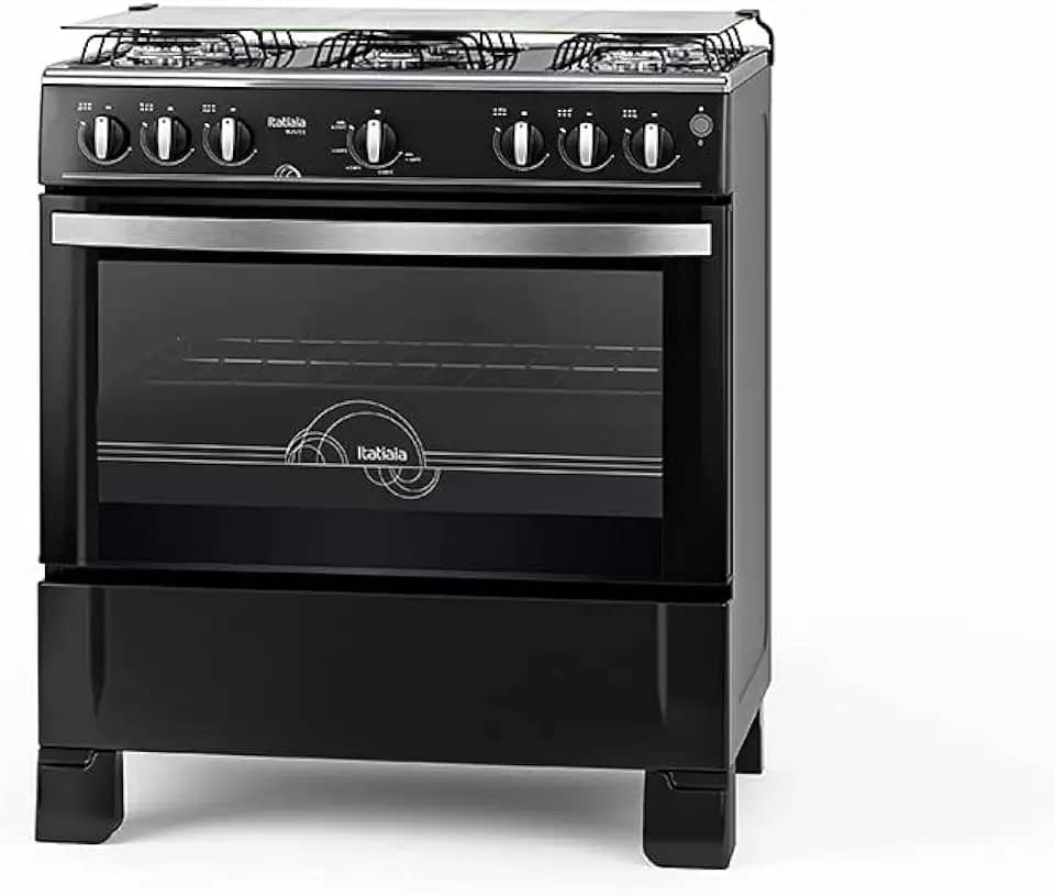 Fogão Waves 6 Bocas - Preto