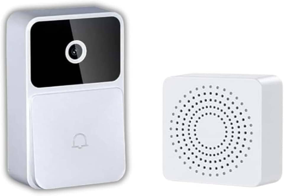 Campainha Inteligente Wi-Fi Com Câmera HD Visão Noturna Áudio Bidirecional Instalação Fácil USB Segurança Residencial E Comercial