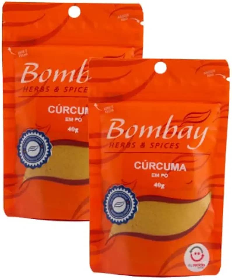 Kit 2 Unidades Cúrcuma em Pó Pouch 40g - Bombay