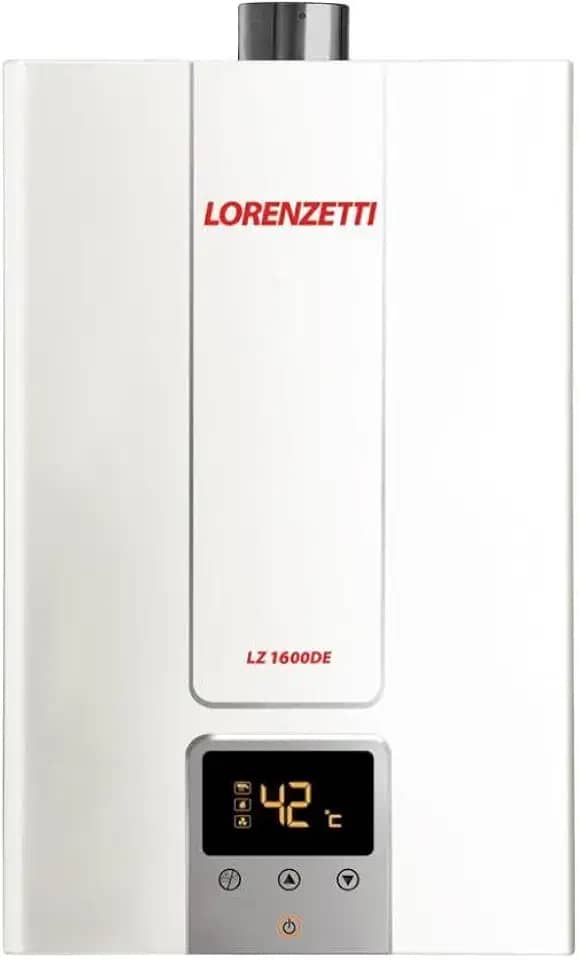 Aquecedor de Água a Gás Lz 1600DE GLP 15, 0 L/Min, Lorenzetti, Branco