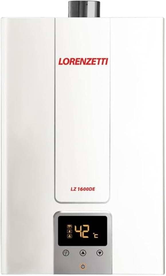 Aquecedor de Água a Gás Lz 1600DE GLP 15, 0 L/Min, Lorenzetti, Branco