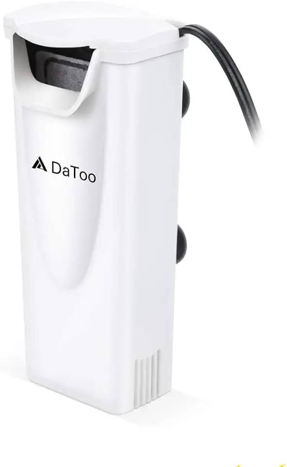 Filtro de energia para aquário no tanque ultra silencioso pequeno filtro de tanque de peixes 3W para aquário tanque de 1 a 10 galões, garantia de 1 ano