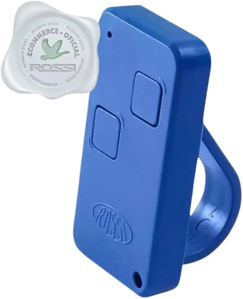 Controle Remoto Para Portão Eletrônico Rossi 433 NTX HCS Elegance Azul