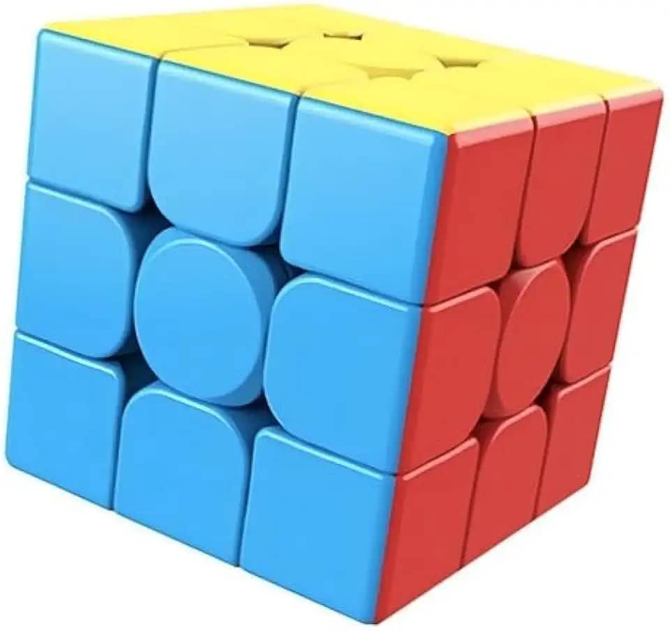 Cubo Mágico Profissional 3x3x3 colorido Original Interativo com ajuste de pressão Giro Rapido